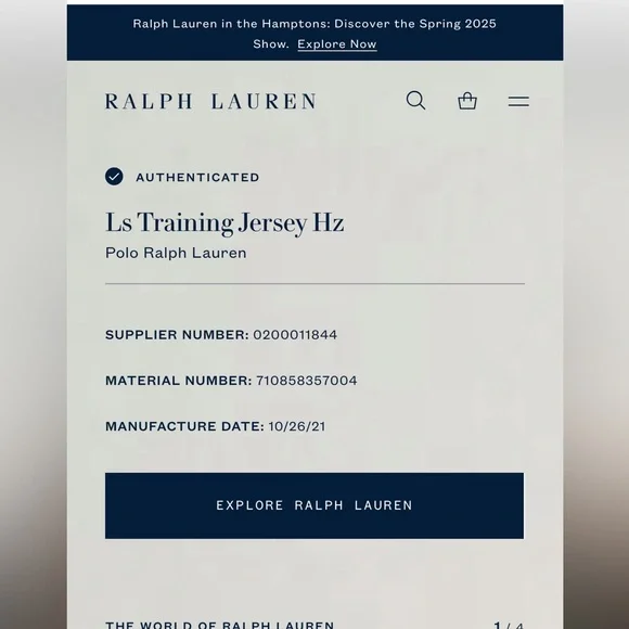 Polo Ralph Lauren Golf LS training Performance Half zip - Picture 2 of 6